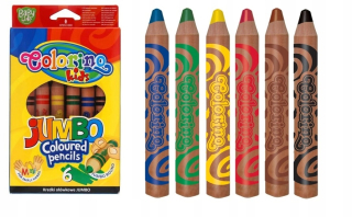 Colorino prvé pastelky pre batoľa Jumbo 6 Kol