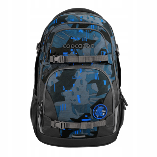 Školský batoh COOCAZOO Blue Craft pre tínedžerov