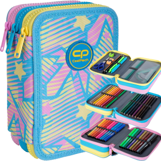 Coolpack tri -Chamber Cencil Case vybavený ombre