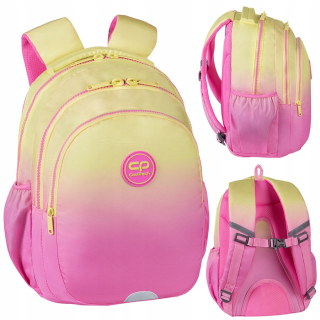 Coolpack Two -vytesaný batoh pre dievčenskú broskyňu