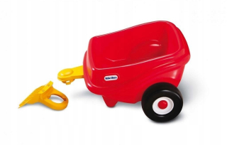 Cozy Coupe - červený príves, malé tikes