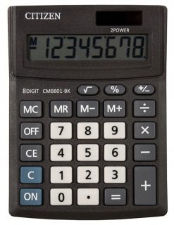 Kalkulačka čiernej kancelárie občan CMB801-BK