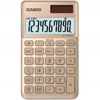 Kalkulačka kancelária Casio SL-1000SC-GD