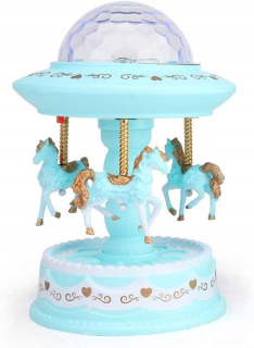 Carousel Music Box Luminous Rotary Pudele