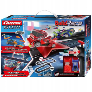 Carrera Go !!! Build 'n Race Racing Set 6.2m 62531
