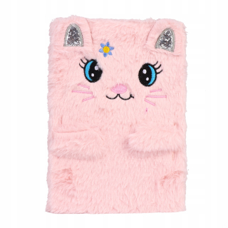 Cartoon Girls Notebook Fashion Plush Notebook