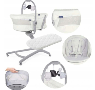 Chicco Cot Baby Hug AIR 4v1 BIELY SNEH