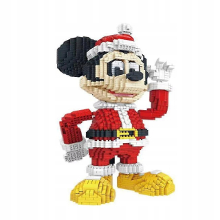 Chiristmas Mickey Building Blocks Puzzle Micro 3D