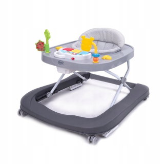 Detský chodec 4Baby Walk'n Push tmavošedá