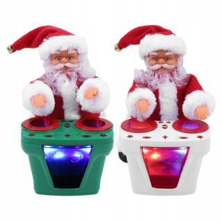 Vianočná elektrická hudba pre bábiky s hračkami s Santa Claus