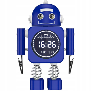 Tichý robotický budík Alarm pre deti
