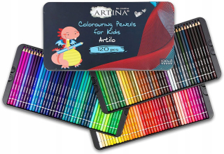 Farebné penricily Artina 340555 120 ks