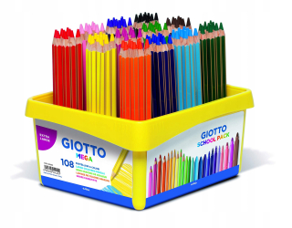 Farebné penricily giotto 523500 108 ks