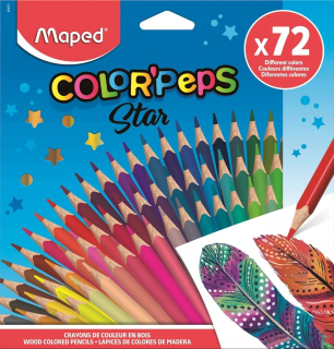 Farebné penricily mapované 832072 72 ks