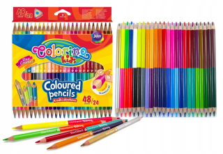 Colorino dvojité ceruzky ceruzky 24 ks 48 KOLS