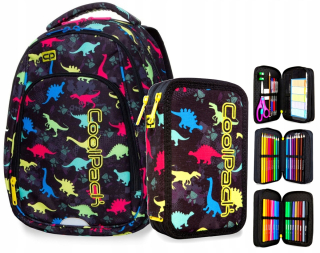 Coolpack School Batoh Dinosauurs trieda 1-3 set