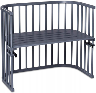 Postieľka babybay maxi extra lakovaná šedá
