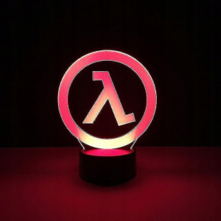 CS 3D LED nočné svetlo Detská spálňa stolová lampa
