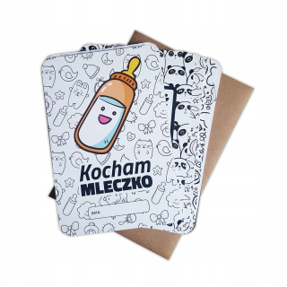 Krásne pohľadnice na fotografie prvého roku života v obálke