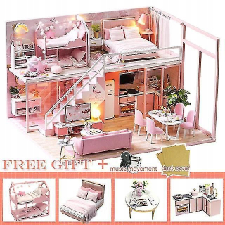 Cutebee DIY domček pre bábiky drevené domčeky pre la