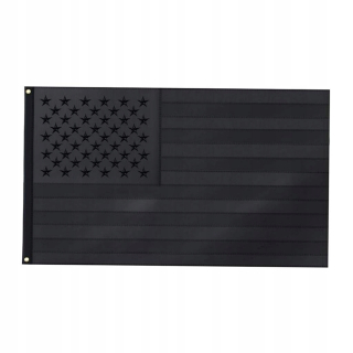 Čierna vlajka 3x5 ft Oxford Cloth US Flag z