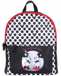 Čiernobiely batoh v Minnie Mouse Disney