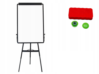 Black Flipchart Magnetic Board 70x100 zadarmo