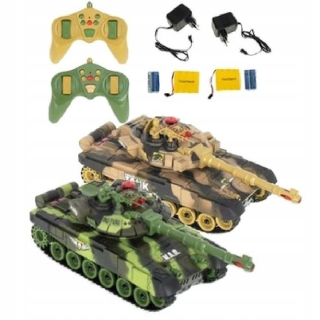 Diaľkovo ovládaná nádrž s 2 tankmi War TA RC