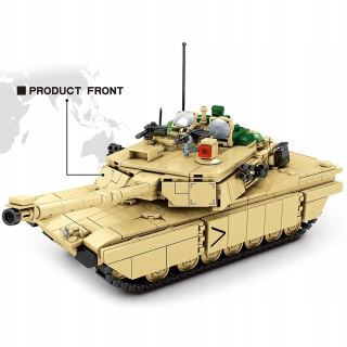 Armádny vojak vojenské stavebnice tank