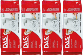 Das Clay Clay Self -Cuture Mass 2 kg biela