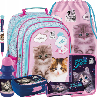 Derform Detský batoh 6in1 Cleo Kitty Kit