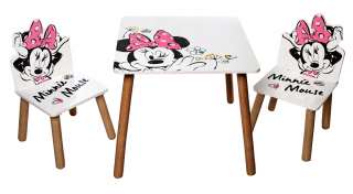 Disney Mouse Minnie Mickey Mini stolové stoličky