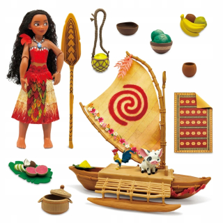 Disney Store Moana Vaiana Doll 30 cm HEI PUA Loď