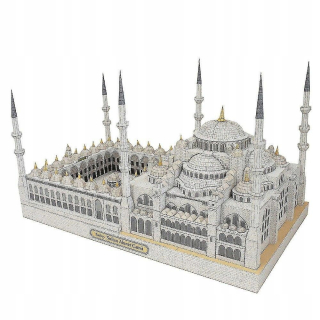 DIY 3D morčacie papier typ kraft architektúra modelu