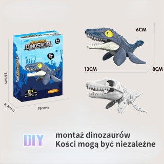 DIY Jurrasic World Zhromaždený dinosaurus hračka