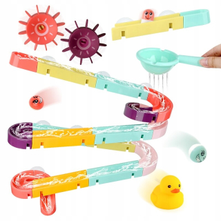 DIY mramorové preteky plastové stavebné bloky bludisko