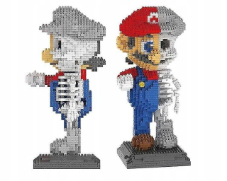 DIY Mario Building Blocks Half Orcish Toy Bricks 1
