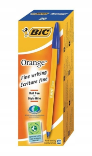 Bic Orange Blue Pen. 20 ks.