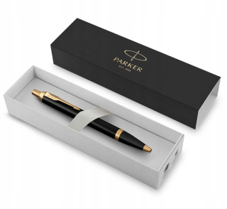 Parker Im Core Black GT Pen s rytím