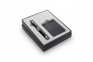 PEN PARKER SONNET BLACK GT S DRŽIAKOM NA KARTU