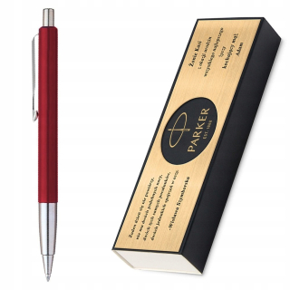 Parker Vector Pen. Červený graver darček