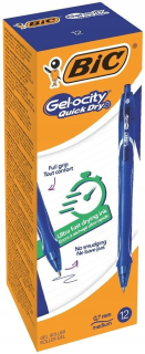 Blue gélové gélové pero (12 ks) BIC