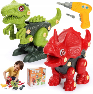 Hračka na montáž Dinosaur doiown s vŕtačkou