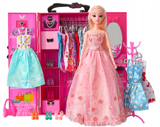 Barbie bábika - vzdelávacia hádanka pre 4758