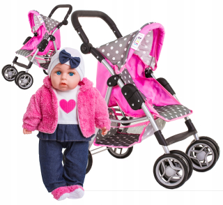 Doris veľký kočík kočíka kočíka Bobas set