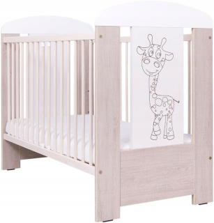Drewex Giraffe Cot Oak Santana sklonila strana