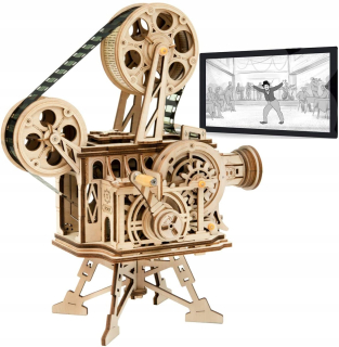 Drevené 3D hádanky - 172 časť Filmový projektor