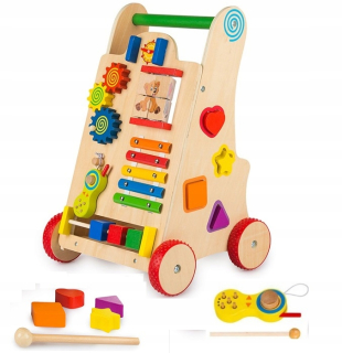 Drevená puser Walker Ride Sorter Montessori