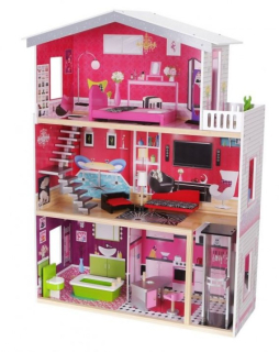Drevená bábika výťah Malibu Doll