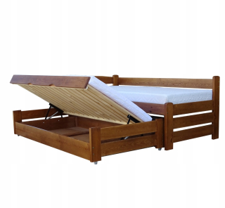 Dvojitá dvojlôžková posteľ 80x180 pre každú dimenziu +120 kg!